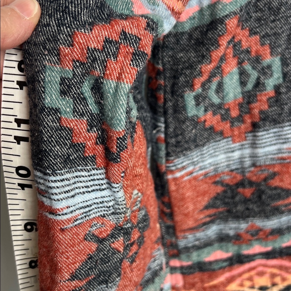 Mountain and Isles Women’s Chamois Shirt Aztec Print Women’s Size Large - Picture 6 of 6